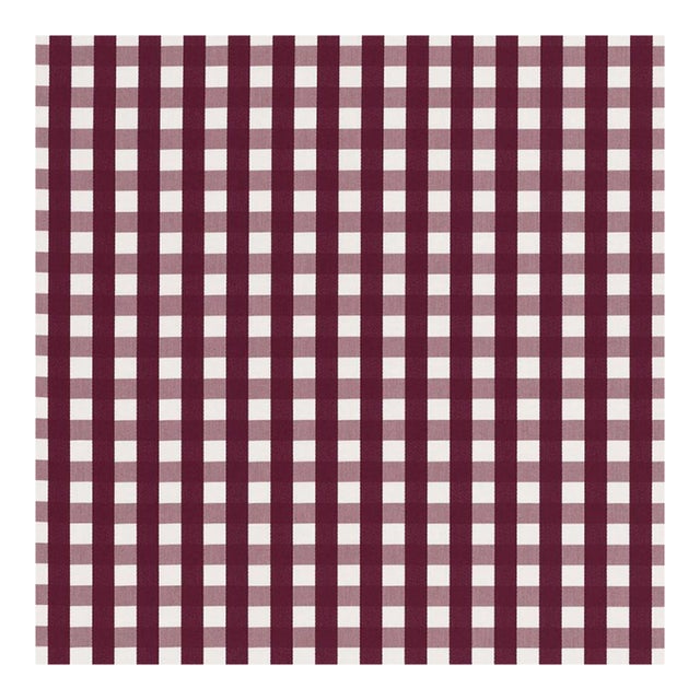 Sample - Schumacher Bermuda Check Fabric in Parma For Sale