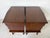 1940’s Art Deco Solid Mahogany Nightstands With Drawer & Open Shelf – A Pair For Sale - Image 9 of 18