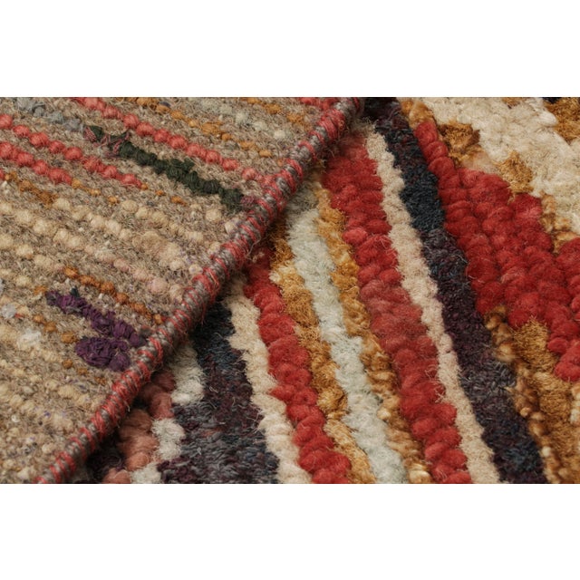 Textile Rug & Kilim’s Moroccan Style Rug With Berber Polychromatic Geometric Patterns For Sale - Image 7 of 7
