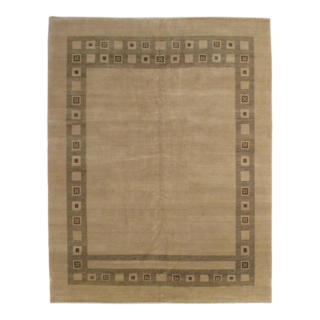 1980s Hand-Knotted Gabbeh Rug – 8'0" X 10'2" For Sale