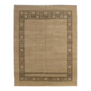 1980s Hand-Knotted Gabbeh Rug – 8'0" X 10'2"