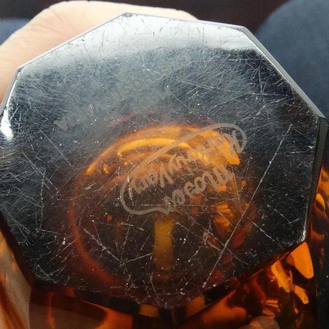 Art Deco Vase from Moser, Czechoslovakia, 1930s For Sale - Image 3 of 8