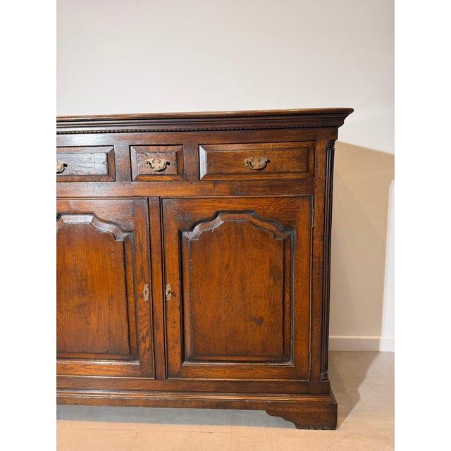 New England Oak Sideboard For Sale - Image 5 of 8
