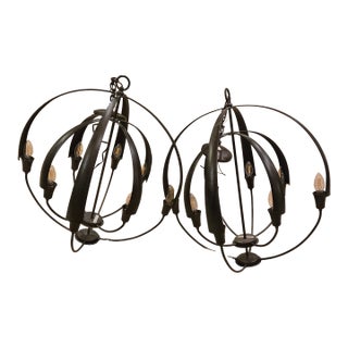 Double Cirque Chandelier For Sale