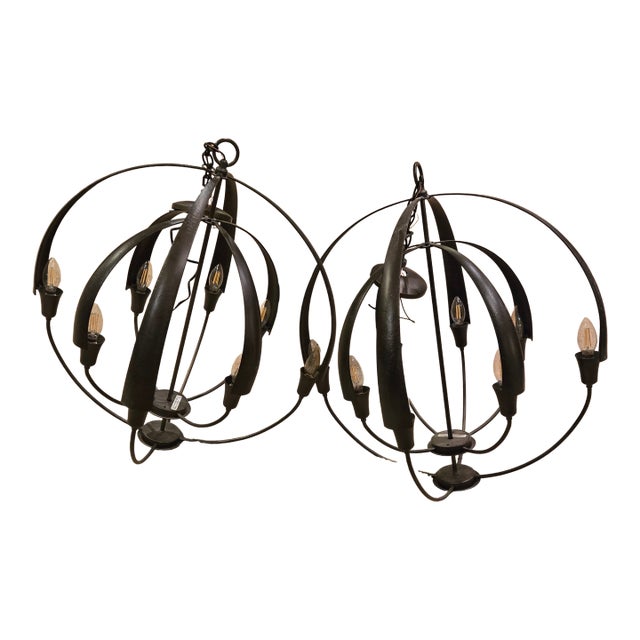 Double Cirque Chandelier For Sale