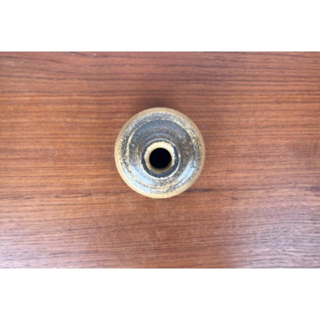 Mid-Century Modern Mid-Century Modern Danish Studio Pottery Vase from Ravnild Keramik, 1960s For Sale - Image 3 of 10