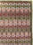 This mid-20th-century Turkish Anatolian Art Deco rug presents a crisp allover pattern of interlocking cubes arranged in...