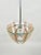 1970s Glass & Chrome Ceiling Light from Veca, Italy, 1970s For Sale - Image 5 of 11