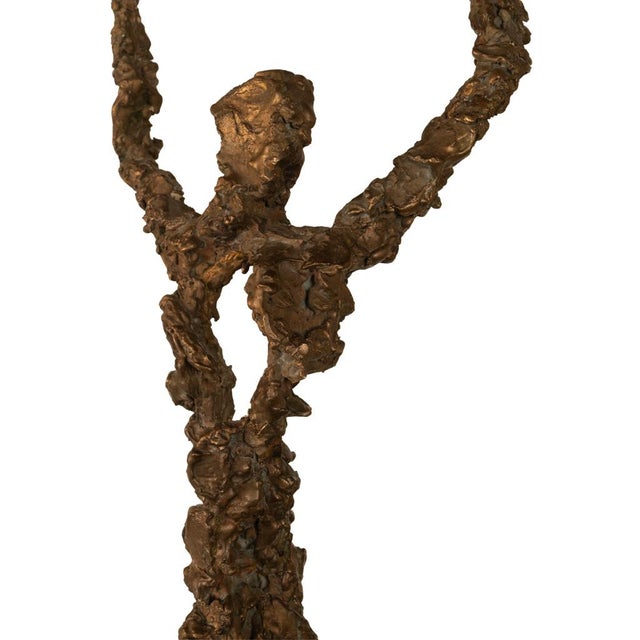 Portland Oregon Northwest Artist Large Abstract Figurative Bronze Sculpture by Frederic F. Littman, 1960 For Sale - Image 18 of 18