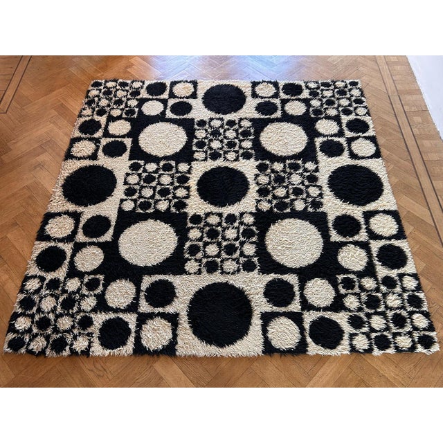 Geometry 1 Rug by Verner Panton for Unika Vaev, 1960 For Sale - Image 9 of 9