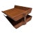 Vintage Florence Knoll Walnut Two-Tier Pivoting Letter Tray — Knoll Associates For Sale
