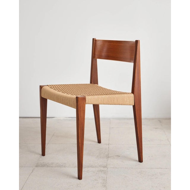 Pia Dining Chairs in Walnut and Teak by Poul Cadovius, Denmark, 1950s, Set of 12 For Sale - Image 10 of 18
