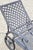 Late 20th Century Tuscan Mediterranean Style Black Cast Aluminum Pool Patio Chaise Lounge Chair For Sale - Image 4 of 9