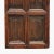 Pair of antique, European carved walnut linenfold design doors. Linenfold is a carved Gothic ornamental panel treatment...