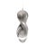 Mid-Century Spiral Stainless Steel Hanging Sculpture 1/100 Signed Erwin Hauer For Sale