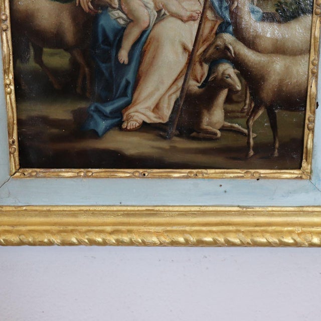 Raphael Fogliardi, Mary the Shepherdess, 1795, Oil Painting on Canvas For Sale - Image 5 of 15