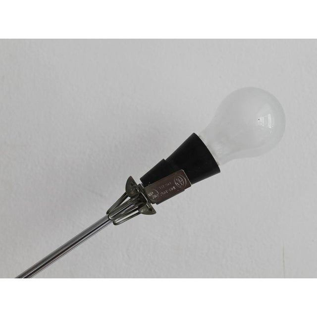 White Opaque Ceiling Lamp, 1960s For Sale - Image 7 of 11