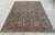 Chobi Area Rug, Hand-Knotted Wool, Allover Floral, 9x12, Silver & Camel For Sale - Image 4 of 11