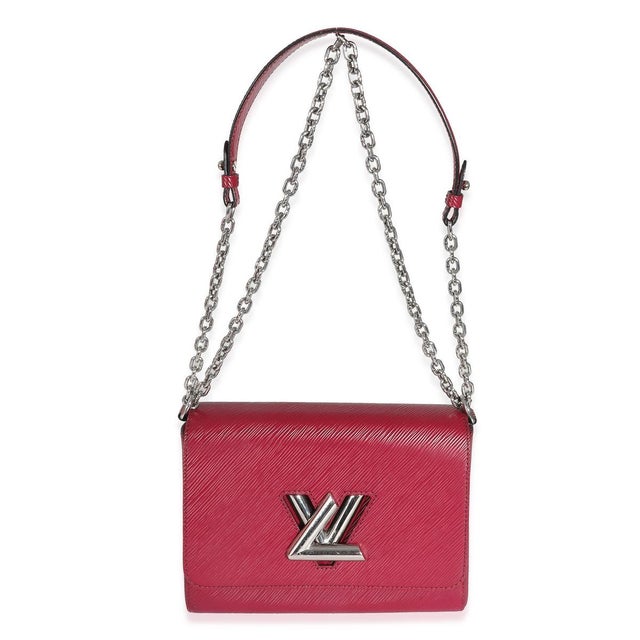 Louis Vuitton Fuchsia Epi Twist MM For Sale - Image 4 of 9
