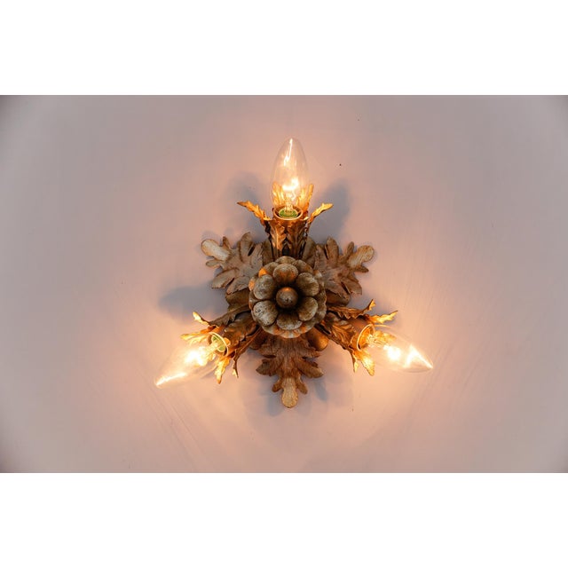 1960s Florentine Ceiling Lamp by Banci Firenze, Italy, 1960s For Sale - Image 5 of 9