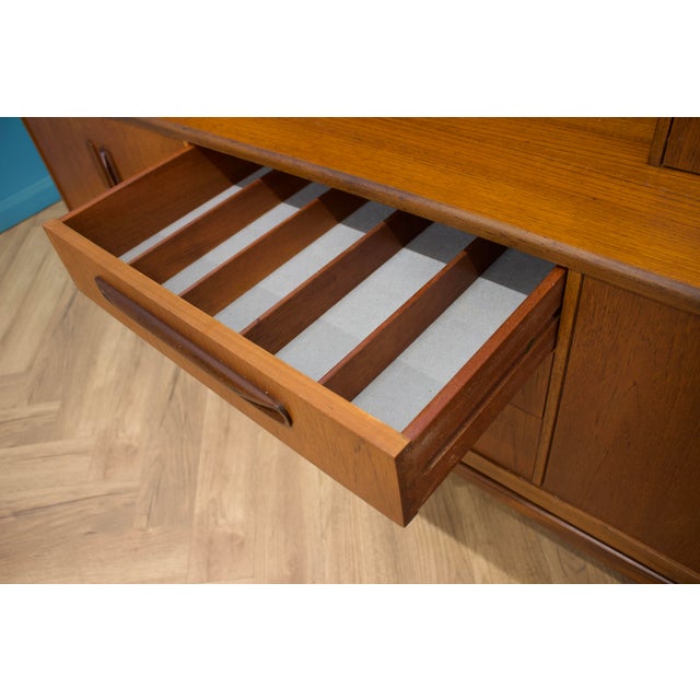 Wood Teak Sideboard or Highboard from G-Plan, 1960s For Sale - Image 7 of 13