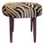 Danish Round Stool in Mustard Yellow and Black, 1960s For Sale