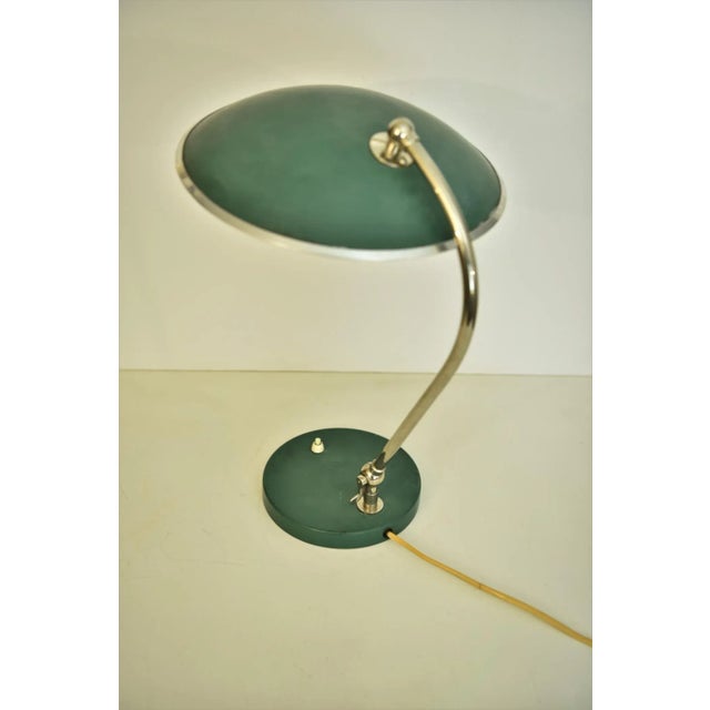 A very nice Swedish Art Deco Functionalistic table lamp made in the late 1930s in beautiful original condition. The lamp...