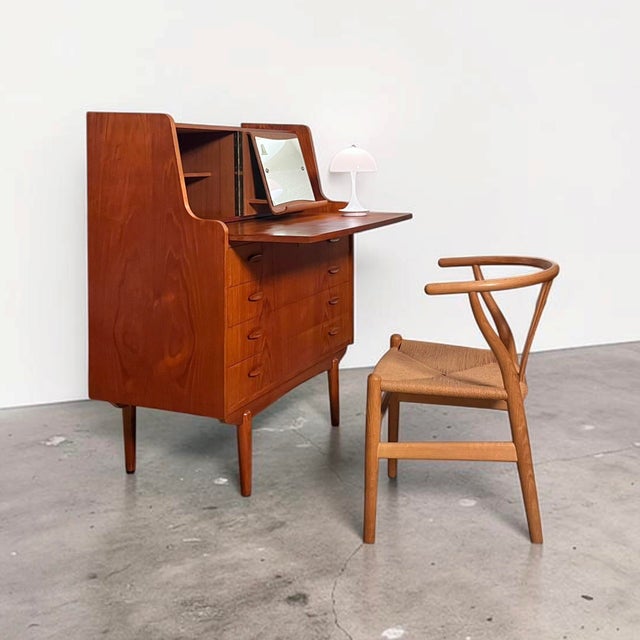 Danish Secretary in Teak from Storgaard Nielsen, 1960s For Sale - Image 11 of 16