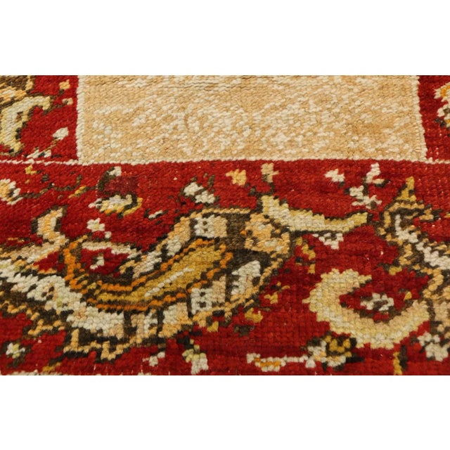 Late 19th Century Antique Turkish Oushak Rug - 16'00 X 15'07 For Sale - Image 4 of 6