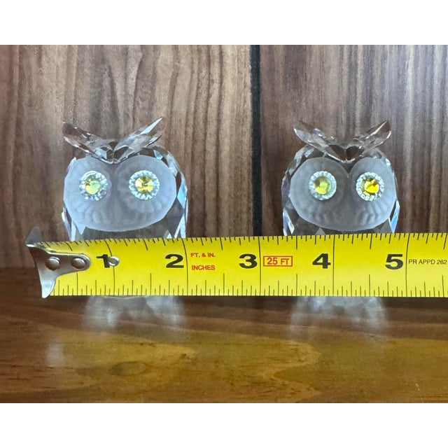 Swarovski Crystal “Woodland Friends” Owls (Set of 2) For Sale - Image 10 of 12