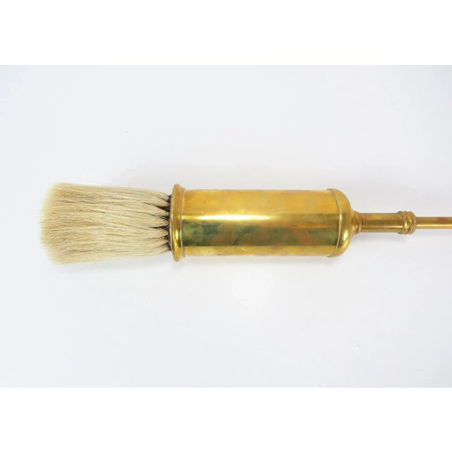 Metal Antique Telescopic Brass Fireplace Brush / Broom by Benton & Stone Made in England For Sale - Image 7 of 10