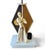 Mid-Century Modern Vintage Mid Century Modern Lucite Moss Table Lamp W/ Hedi Schoop Ceramic Figurine For Sale - Image 3 of 9