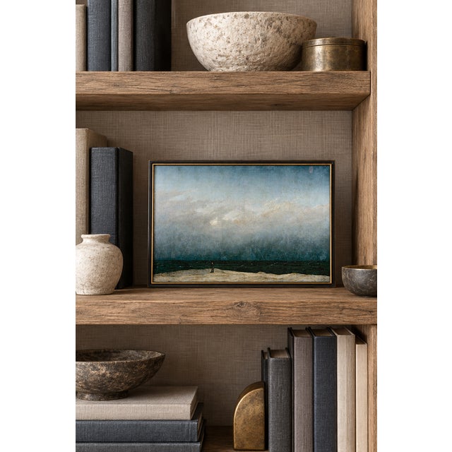 Contemporary Neutral Moody Landscape Art Print - Norway Painting by Albert Marquet, 12" X 8" For Sale - Image 3 of 7