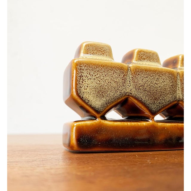 Mid-Century German Studio Pottery Brutalist Candleholder, 1960s For Sale - Image 11 of 18