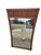 1960s Vintage Danish Modern Century Furniture Wall Mirror Rectangular Dresser Chest For Sale - Image 5 of 8