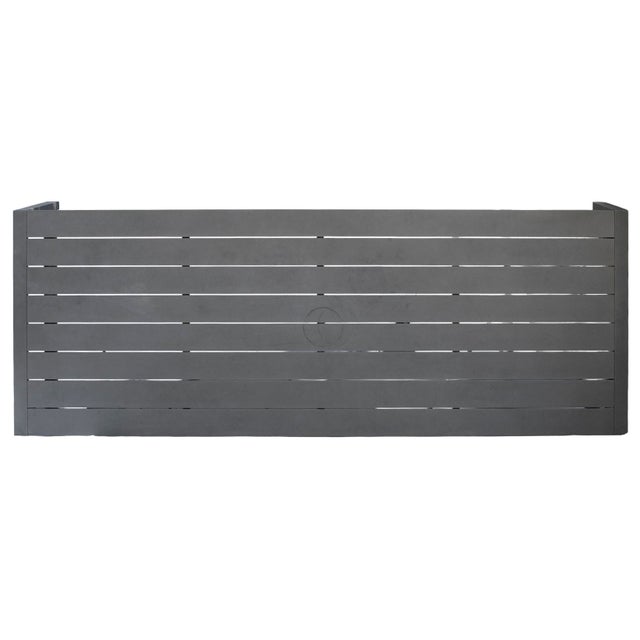 Metal Vintage Restoration Hardware Outdoor Aluminum Table For Sale - Image 7 of 10