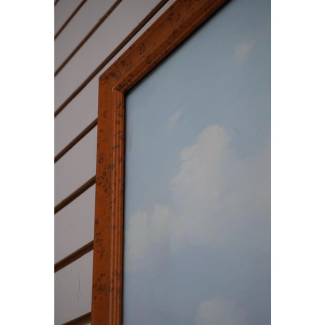 Traditional j.carter Signed Tall Ships Oil Painting on Canvas For Sale - Image 3 of 11