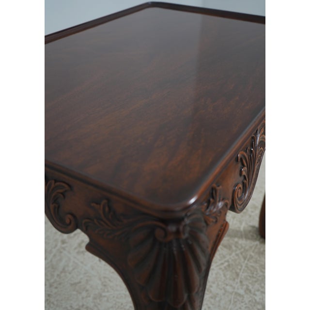 1990s Kindel Irish Georgian Mahogany Tea Table For Sale - Image 5 of 14