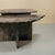 Set of two teardrop-shaped coffee tables in Arabescato gray marble. This pair of Italian-designed tables from the 80s and...