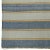Rug & Kilim Vintage Dhurrie Rug in Blue Stripes With Gold and Pink Accents | Rug & Kilim For Sale - Image 4 of 5