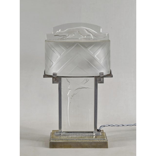 Art Deco 1920s French Art Deco Lamp by Muller Freres - France For Sale - Image 3 of 18