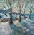 "Shull's Mill Maples" Landscape Oil Painting For Sale