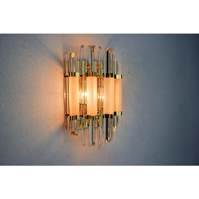 Vintage Italian Wall Lamp from Venini, 1970 For Sale - Image 6 of 8