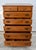 Vintage Ethan Allen Heirloom Nutmeg Maple 7 Drawer Chest on Chest Tall Dresser For Sale - Image 17 of 17