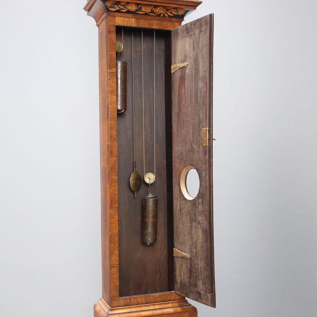 Brown Antique Pendulum Clock by F. Reinolds Kensington For Sale - Image 8 of 14