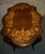 Wood Inlaid Mahogany Table Renaissance Revival Turtle Top Parlor 1900s Victorian For Sale - Image 7 of 13