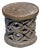 Vintage African Bamileke Wood Stool/Table 12.5" H For Sale