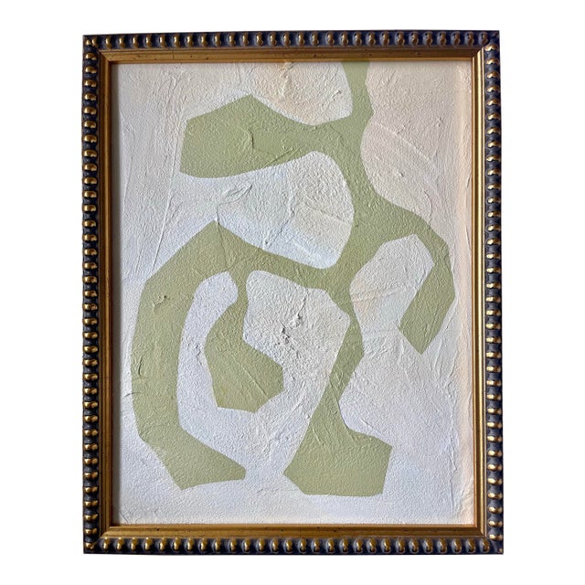 2026 "Interessarsi" Abstract Botanical Painting on Canvas by r.k. Red For Sale