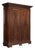 Baroque Style Wardrobe in Walnut-Stained Beech For Sale