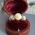 Late 19th Century Antique Trilogy Gold Pearl Diamond Ring, Size 7.75 For Sale - Image 5 of 7